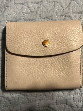 Fossil  lite green Leather Snap Wallet - Women's Compact Accessory